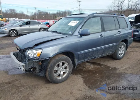 2004 Toyota Highlander V6 from USA, damaged, VIN JTEDP21A940019700